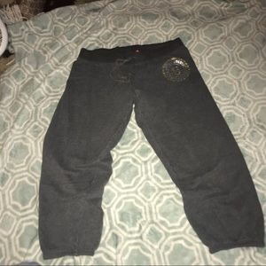 PINK VS cropped sweats